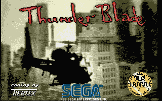 Thunder Blade title screen for Atari ST